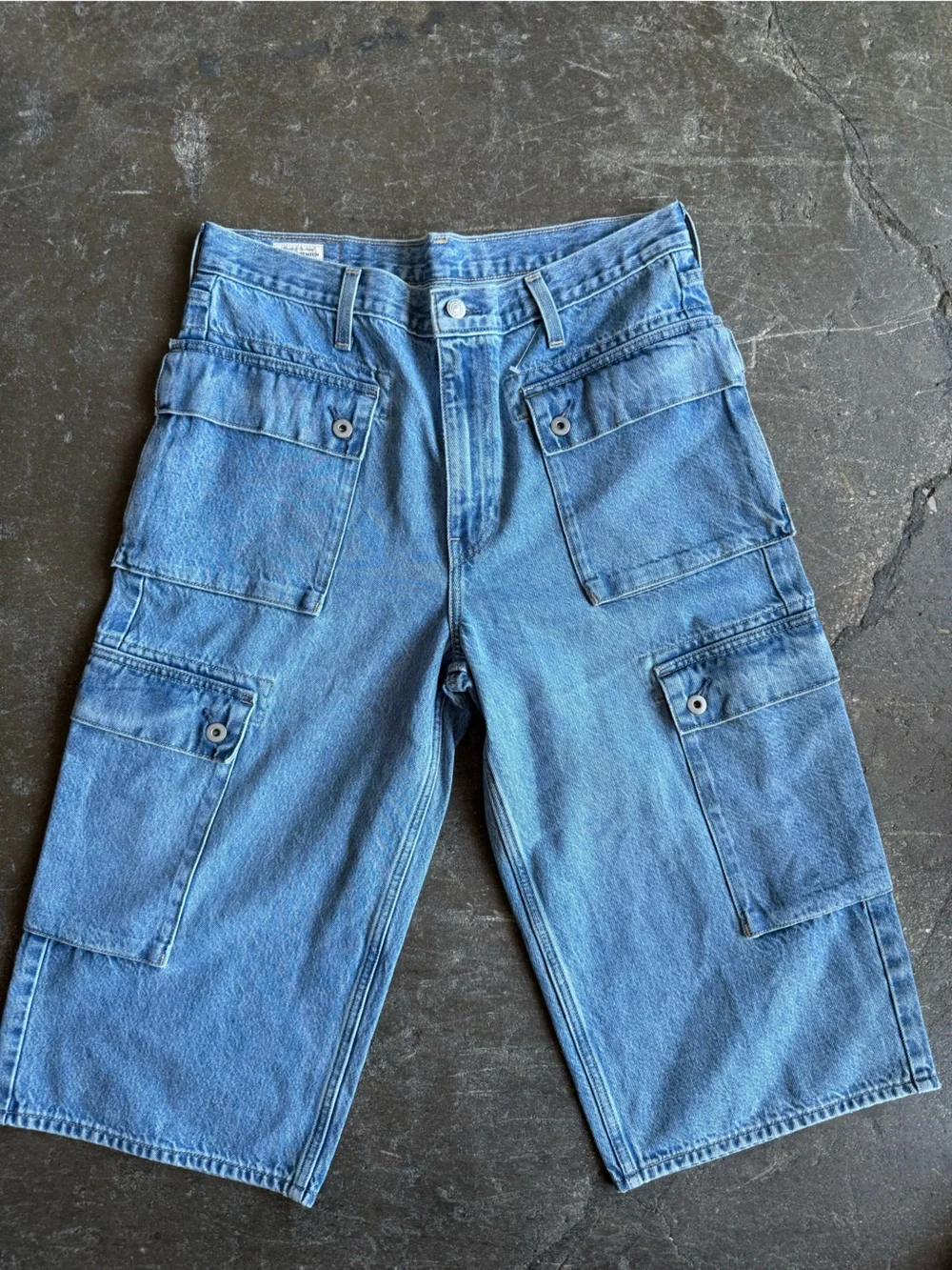 Levi's Light Blue Men's Cargo Jeans Relaxed Fit